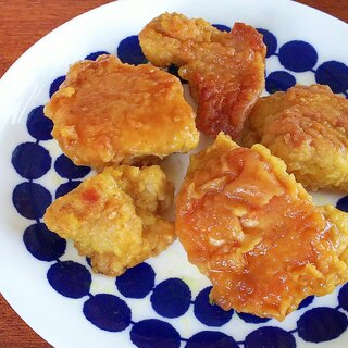 絶品♪カレーが香ばしい♪鶏むね肉の照り焼きチキン